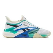 Trampki damskie - Reebok Damskie trampki Nano Court, FTWR białe/wyblakłe białe/Unlshd Green, 36 EU, Ftwr biały wyblakły biały Unlshd zielony, 36 EU - miniaturka - grafika 1