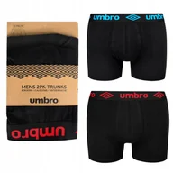 Majtki męskie - Umbro Bokserki Męskie 2 Sztuki 0197 Rozmiar M - miniaturka - grafika 1