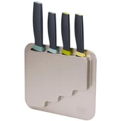 Noże kuchenne - Joseph Joseph Organizer wiszący z 4 nożami Door Stone 10303 - miniaturka - grafika 1