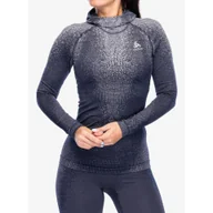 Pozostała odzież narciarska - Bluza termoaktywna damska Odlo Blackcomb Eco BL Top Facemask LS - miniaturka - grafika 1