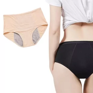 Majtki menstruacyjne nieprzeciekające, Beżowy, rozm. XL - Pieluchy dla dorosłych - miniaturka - grafika 1