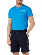 Spodenki męskie - Tommy Hilfiger Męskie spodnie dresowe z logo Tommy, Pustynne niebo, XS - miniaturka - grafika 1