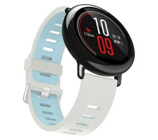 Beline do Watch 20mm Double Color Silicone uniwersalny (biało-niebieski) - Akcesoria do zegarków - miniaturka - grafika 1