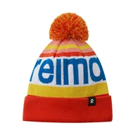 Czapki dla dzieci - Dziecięca czapka zimowa Reima Taasko tomato red - 52/54 cm - miniaturka - grafika 1