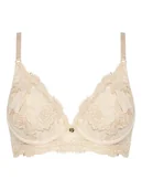 Biustonosze - Guess Biustonosz z fiszbiną O5YC03 KCVX0 Beżowy - miniaturka - grafika 1