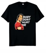 Koszulki męskie - ŚWIĄTECZNA KOSZULKA MĘSKA ŚMIESZNA T-SHIRT BABY DONT HURT ME MUZYKA r. L - miniaturka - grafika 1