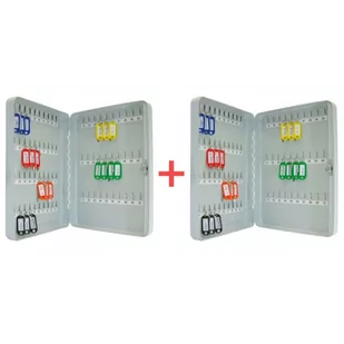 Szafka na klucze z zamkiem mechanicznym 1+1 GRATIS, na 100 kluczy - Szafki na klucze - miniaturka - grafika 1