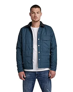 G-STAR RAW Postino męska bluza z pikowaną kurtką, niebieski (midnight blue A790-26), L - Bluzy męskie - miniaturka - grafika 1