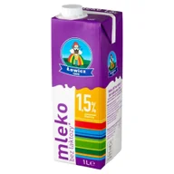 Mleko - Łowicz Osm Mleko łowickie bez laktozy UHT 1,5% 1l - miniaturka - grafika 1