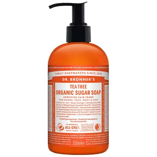 Tea Tree Dr Bronners Dr Bronners mydło w płynie do ciała i włosów 355 ml - Mydła - miniaturka - grafika 2