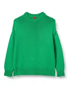 Swetry damskie - HUGO Damski sweter z dzianiny Smegina, Medium Green311, L - miniaturka - grafika 1