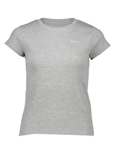 Pepe Jeans Koszulka w kolorze szarym - Koszulki i topy damskie - miniaturka - grafika 1