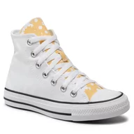 Trampki damskie - Converse Trampki Ctas Hi A01193C White/Cyber Mango/Black - miniaturka - grafika 1