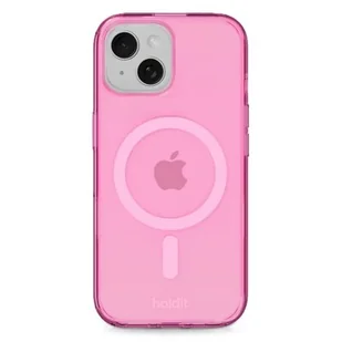 Etui HOLDIT MagSafe do Apple iPhone 13/14/15 Przezroczysto-różowy - Etui i futerały do telefonów - miniaturka - grafika 1