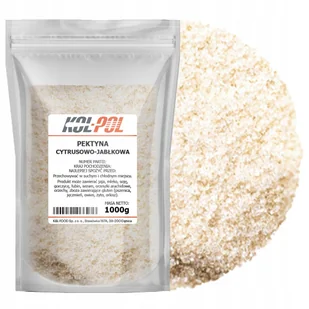 PEKTYNA DO DŻEMÓW 1kg Cytrusowa amidowana zagęstnik do przetworów Kol-Pol - Dodatki do ciast w proszku - miniaturka - grafika 1