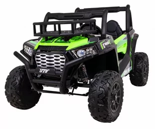 Buggy UTV Terenówka dla dzieci Zielony + Pilot + Bagażnik + Wolny Start + EVA + MP3 LED - Pojazdy elektryczne dla dzieci - miniaturka - grafika 1
