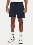 Spodenki damskie - Tommy Jeans Szorty sportowe Flag Beach DM0DM21931 Granatowy Regular Fit - miniaturka - grafika 1