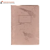 Zeszyty szkolne - Zeszyt A5/60 linia metallic Rose Gold Interdruk - miniaturka - grafika 1