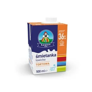 Łowicz - Śmietanka UHT 36% tłuszczu - Śmietana - miniaturka - grafika 1