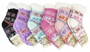 Ciepłe Skarpety Antypoślizgowe dla dzieci 0-12 MSC - Skarpetki dla dzieci - miniaturka - grafika 1