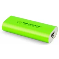 Powerbanki - Esperanza Hadron 4400mAh Zielony (EMP105G) - miniaturka - grafika 1