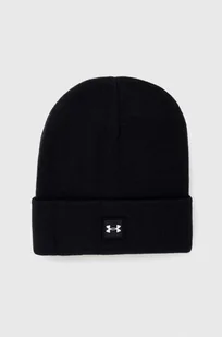 Under Armour czapka kolor czarny z grubej dzianiny - Czapki męskie - miniaturka - grafika 1