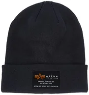 Czapki damskie - Alpha Industries Czapka beanie unisex Crew, szary, jeden rozmiar - miniaturka - grafika 1