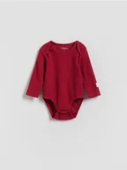 Body dla niemowląt - Reserved - Prążkowane body - czerwony - miniaturka - grafika 1