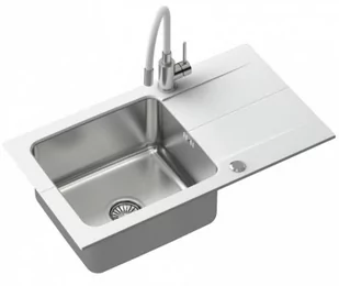 STEINER FUS_E7844BI_3323503WH Edward 111 Fusion + bateria Maggie biały FUS E7844BI 3323503WH - Zlewozmywaki z baterią - miniaturka - grafika 3