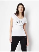 Koszulki i topy damskie - Koszulka damska ARMANI EXCHANGE AX Woman Apparel 8NYT70-YJ16Z-1000 - Armani Exchange - miniaturka - grafika 1