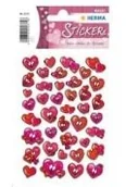 Zabawki kreatywne - Naklejka Magic serca buźki - miniaturka - grafika 1