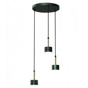 Lampy sufitowe - Zielono-złota lampa nad stół - N022-Circile - miniaturka - grafika 1