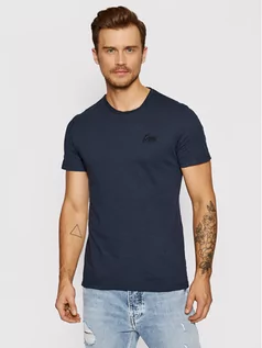 Koszulki męskie - GUESS T-Shirt M1BI04 K6XN1 Granatowy Slim Fit - grafika 1