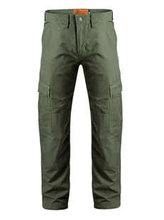 spodnie bojówki długie WEST COAST CHOPPERS - CAINE RIPSTOP CARGO PANT olive-XXL - Spodnie męskie - miniaturka - grafika 1