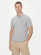 Koszulki męskie - Napapijri Polo Ealis NP0A4H8B Szary Regular Fit - miniaturka - grafika 1