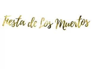 Party Deco Baner Fiesta de Los Muertos - 1,6 m - 1 szt. GRL50-019M - Halloween - miniaturka - grafika 1