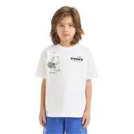 Koszulki dla dziewczynek - Koszulka dziecięca DIADORA JB. T-SHIRT SS PEANUTS - miniaturka - grafika 1