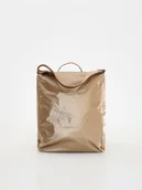 Plecaki - Reserved - Plecak z metalicznym połyskiem - złoty - miniaturka - grafika 1