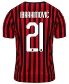 Piłka nożna - PUMA Koszulka piłkarska dla chłopców Ac Milan-Home 2019/2020, Ibrahimovi, dziecięca koszulka piłkarska - miniaturka - grafika 1