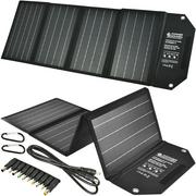 Zestawy solarne - PRZENOŚNY PANEL SOLARNY TRAVEL 28W KS SP28W-4 USB SKŁADANY Könner&Söhnen KS - miniaturka - grafika 1