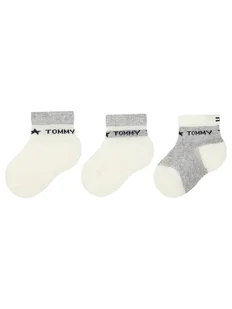 Tommy Hilfiger Zestaw 3 par wysokich skarpet dziecięcych 701222675 Kolorowy - Skarpetki dla dzieci - miniaturka - grafika 1