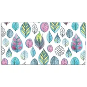 Podkładki na biurko - Podkładka na biurko Kreskówkowe liście 120x60 cm, Dywanomat - miniaturka - grafika 1