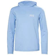 Moda i Uroda OUTLET - Helly Hansen Jr Verglas Light Hoodie 16 Jasnoniebieski - miniaturka - grafika 1
