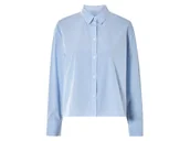 Koszule damskie - esmara® Koszula damska z bawełny (Niebieski w paski, XS (32/34)) - miniaturka - grafika 1