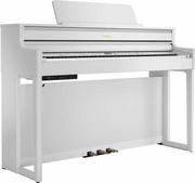 Instrumenty klawiszowe - Roland HP 704 WH pianino cyfrowe kolor biały - miniaturka - grafika 1