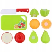 Zabawy w naśladowanie dorosłych - ZESTAW OWOCÓW DO KROJENIA PLASTIKOWY DLA DZIECI - miniaturka - grafika 1