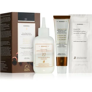 Korres Argan Oil trwała farba do włosów z olejkiem arganowym odcień 2.1 Blue Black 50 ml - Farby do włosów i szampony koloryzujące - miniaturka - grafika 1