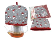 Serwisy do kawy i herbaty - Ocieplacz na czajnik mały - Boże Narodzenie (CARMANI) - miniaturka - grafika 1