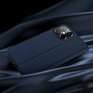 Dux Ducis Skin Pro kabura etui pokrowiec z klapką iPhone 12 Pro / iPhone 12 czarny - Etui i futerały do telefonów - miniaturka - grafika 11
