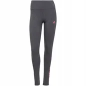 Legginsy - Legginsy damskie adidas Essentials High-W szare H07783 XS - miniaturka - grafika 1